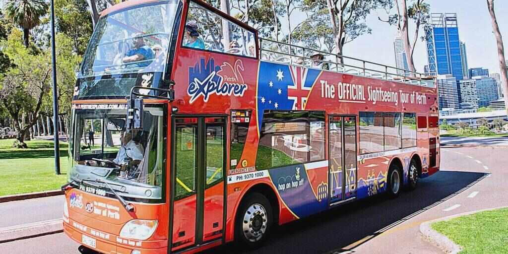 Perth hop on hop off bus tour